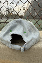Play Tennis, Live Forever Denim-Fleece Hat