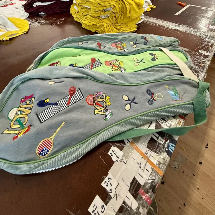 Ace the Moon Patched Racket Bag