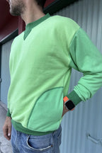 The 50 Shades of Green Pocket Crew (only a couple left in each size)