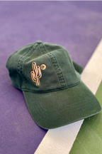 Embroidered Art on Cotton Dad Hat