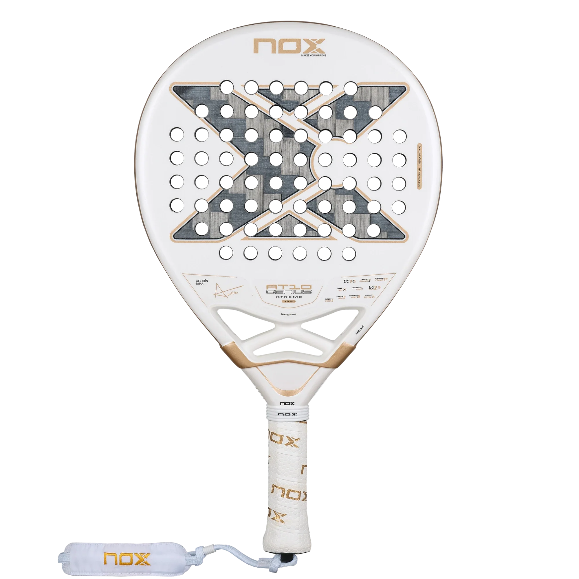 Nox AT10 Genius 12K ALUM by Augustin Tapia 2026 Padel Bat