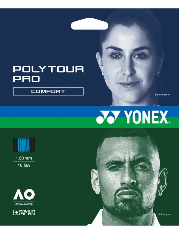 Yonex PolyTour Pro 16G/1.30 String Blue Set