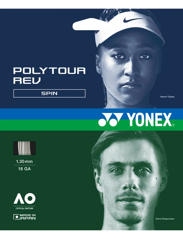 Yonex PolyTour Rev 16G/1.30 String White