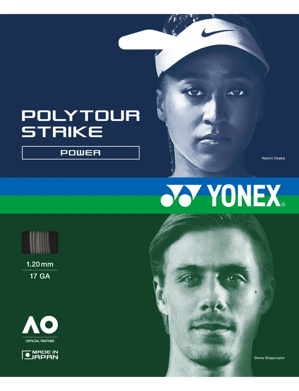 Yonex PolyTour Strike 17G/1.20 String Iron Grey