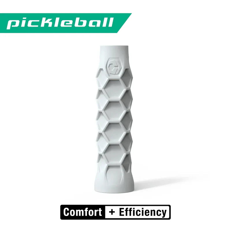 Hesacore Pickleball Grip - 5.25 Inches Long - Regular Feel - White