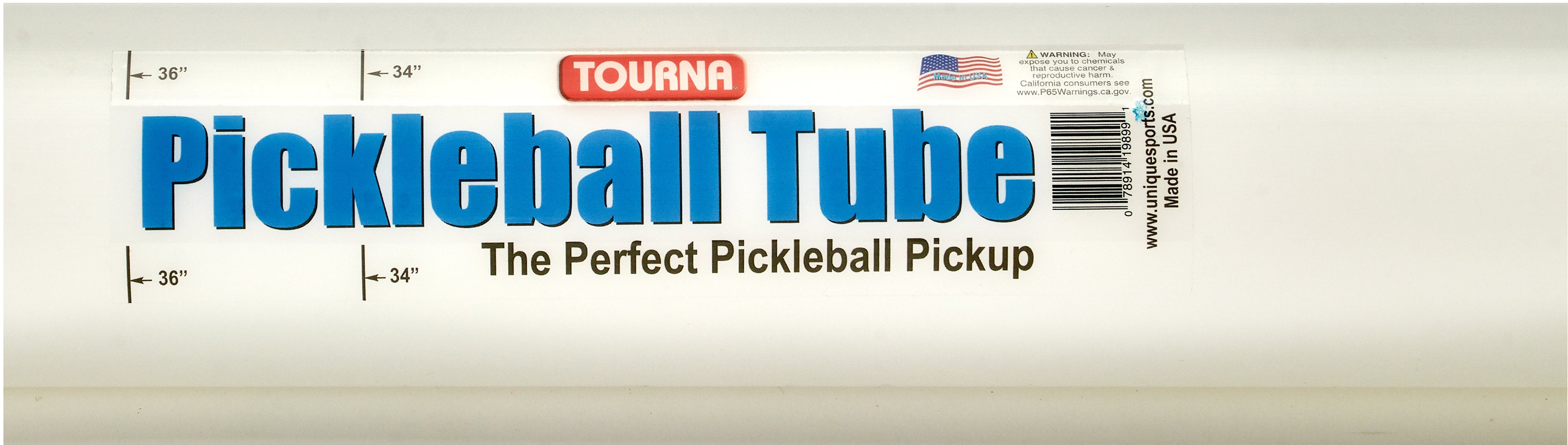 Pickleball Tube - White