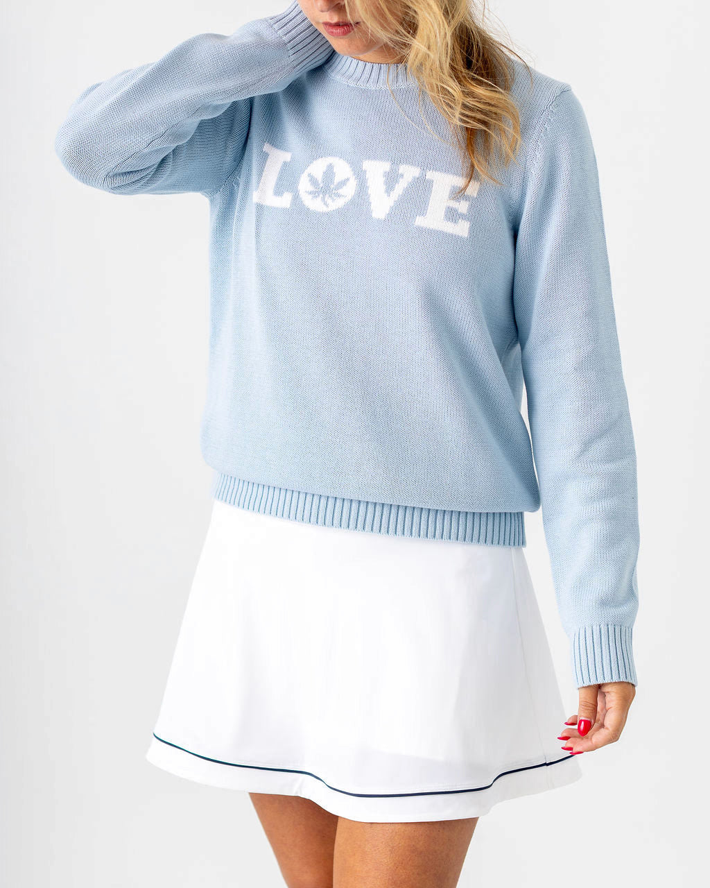 Boast Intarsia "LOVE" Sweater Country Air