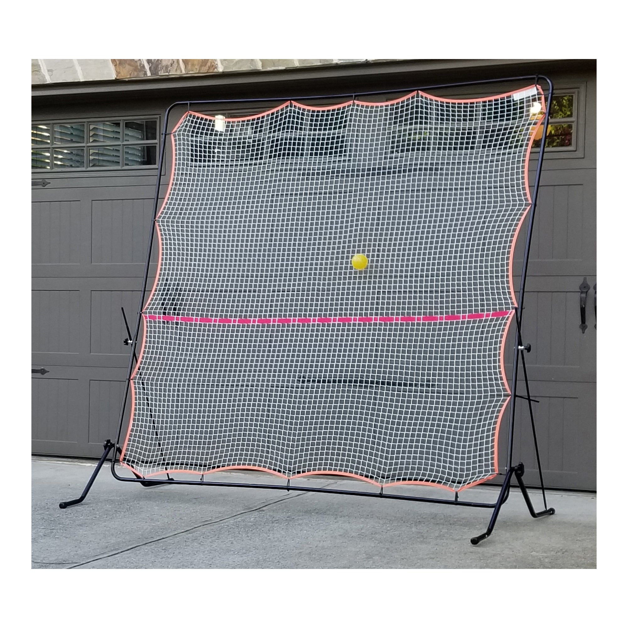 Tourna Rally Pro Adjustable Tilt Rebound Net (7x7 ft) for Tennis and Pickleball