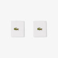 Lacoste Men's Stretch Jersey Wristbands White/Navy/Black