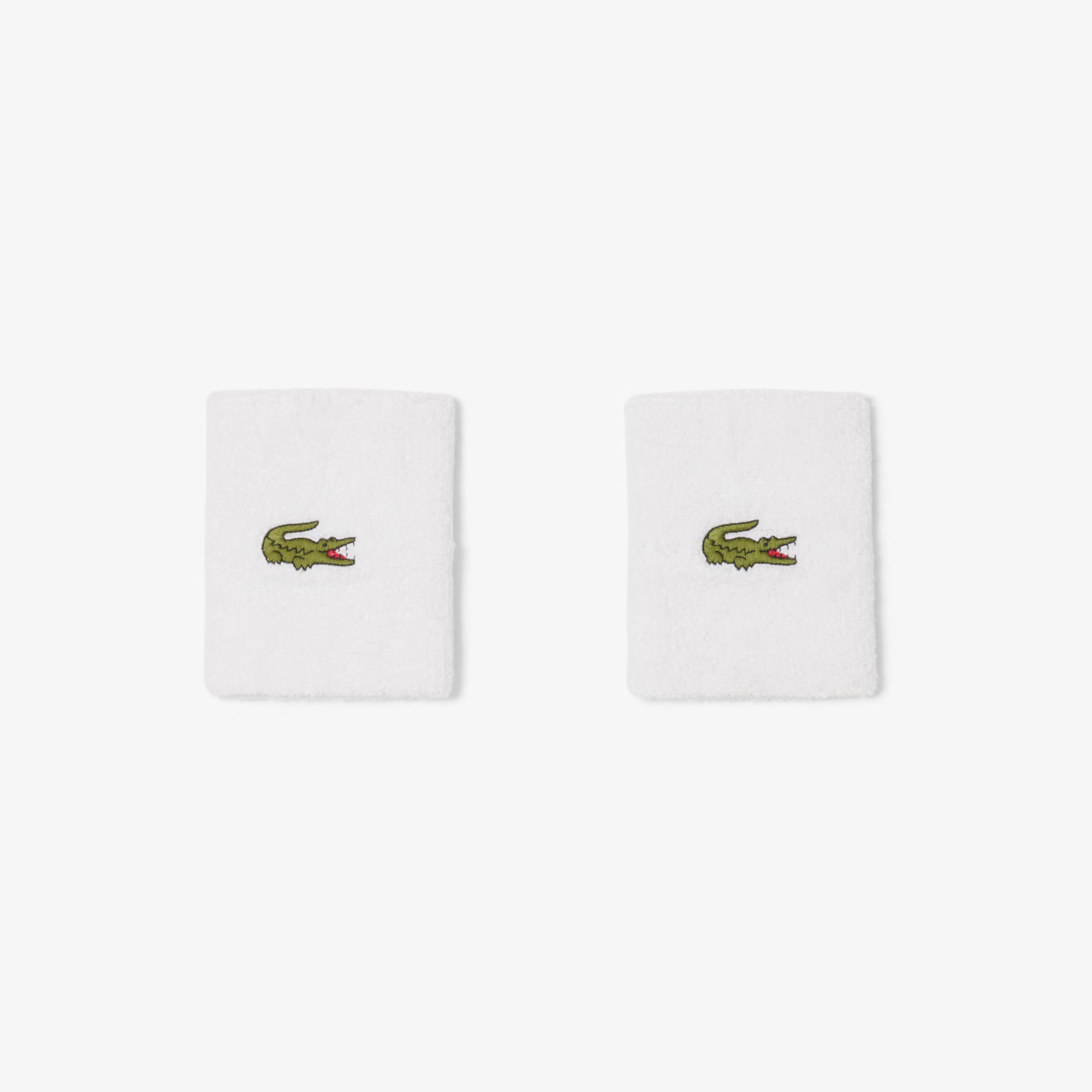 Lacoste Men's Stretch Jersey Wristbands White/Navy/Black