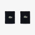 Lacoste Men's Stretch Jersey Wristbands White/Navy/Black