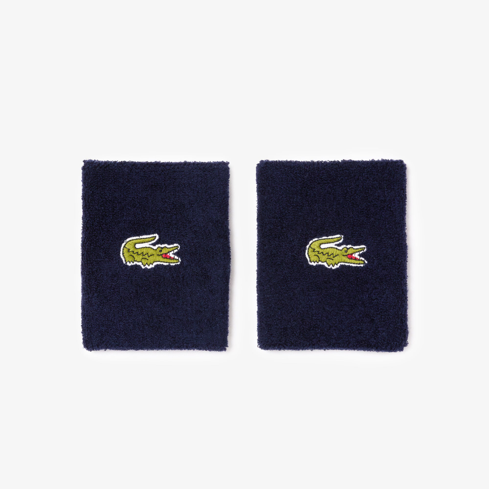 Lacoste Men's Stretch Jersey Wristbands White/Navy/Black