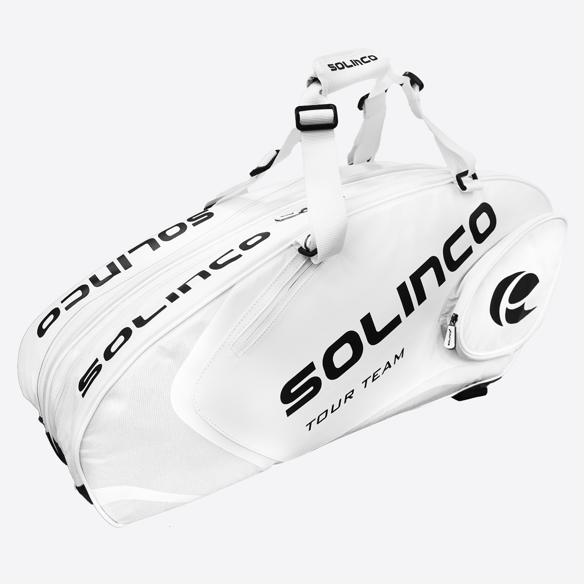 Solinco 6-Pack Tour Racquet Bag - Whiteout