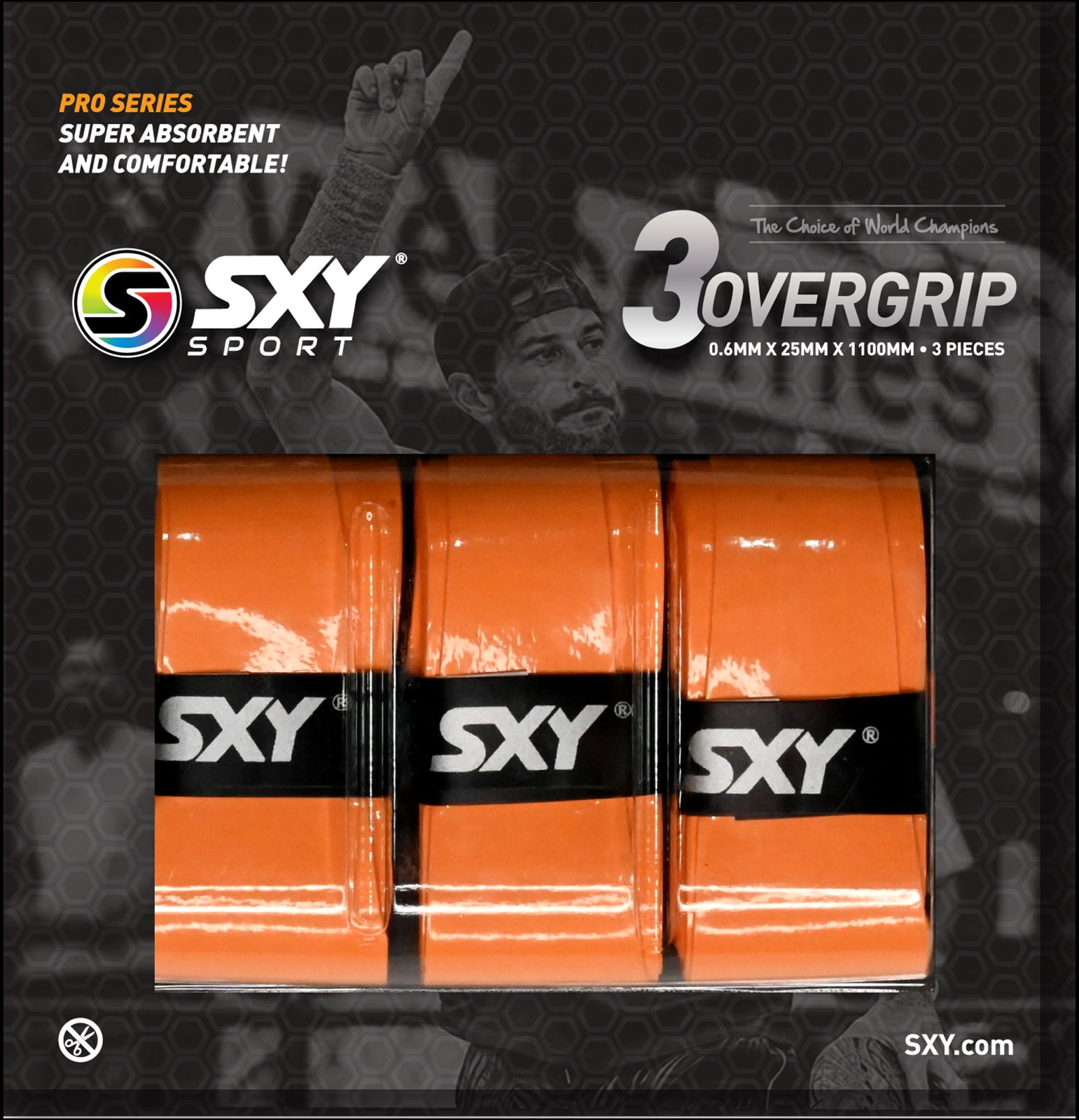 Pro Series Beach Tennis OverGrip - 3 Pack