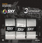 Pro Series Beach Tennis OverGrip - 3 Pack