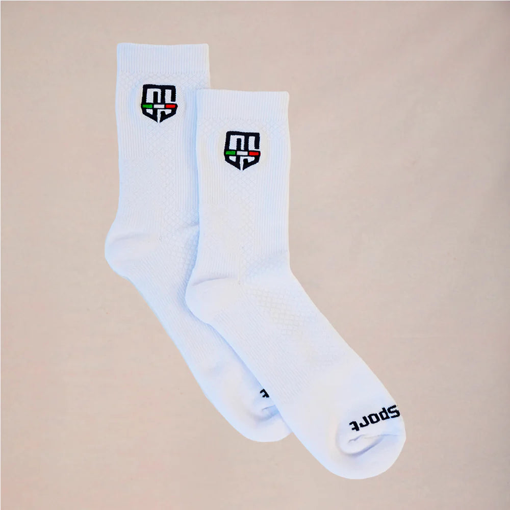 Uomosport Performance Compression Socks - Bianco