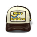 Stay Golden Trucker Hat - Brown