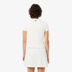 Lacoste Women's Ultra Dry Tennis Heritage Badge Slim Fit T-shirt