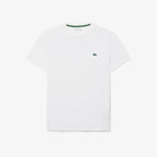 Lacoste Men's Ultra Dry Printed Sport White/Light Blue T-Shirt