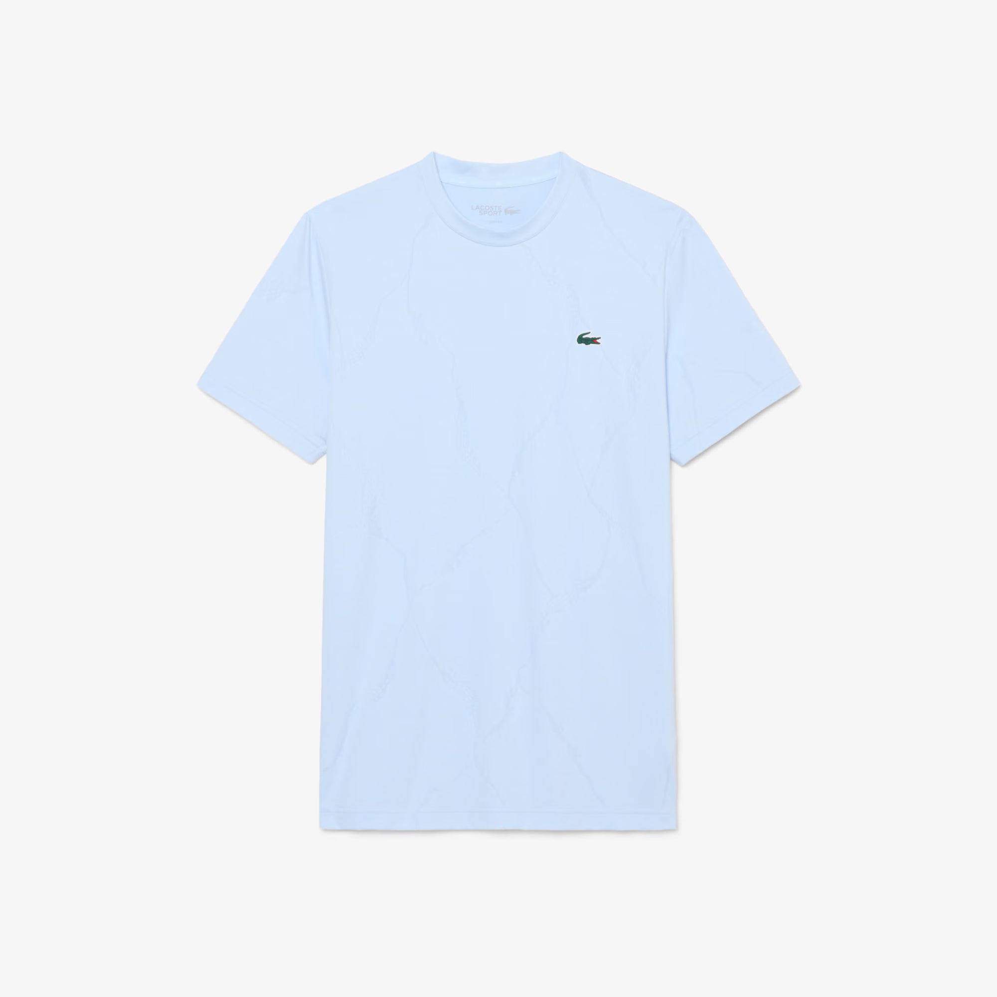 Lacoste Men's Ultra Dry Crocodile Jacquard Tennis T-shirt