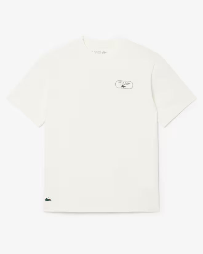 Lacoste Men's Ultra Dry Tennis Heritage Graphic T-shirt