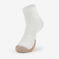Thorlo Maximum Cushion Ankle Tennis Socks - White w/grey, Black, White w/brown
