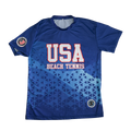 Team USA Beach Tennis Short Sleeve Jersey Tee