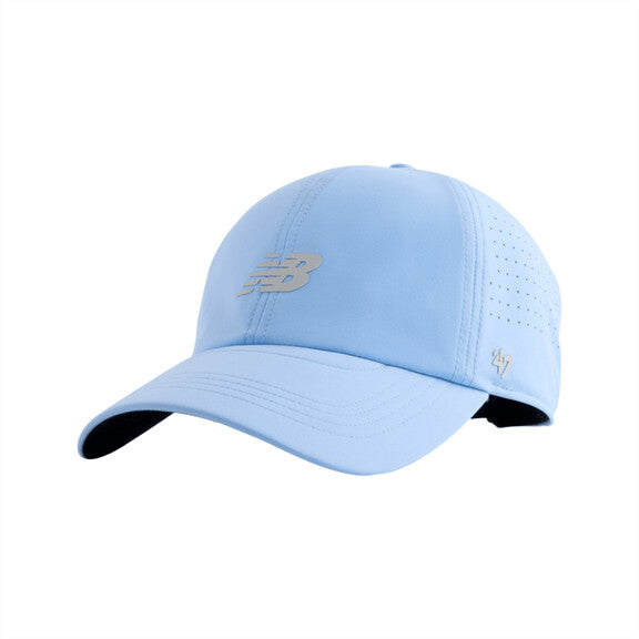 New Balance '47 Clean Up Ultimate Run Hat - White, Navy, Light Blue