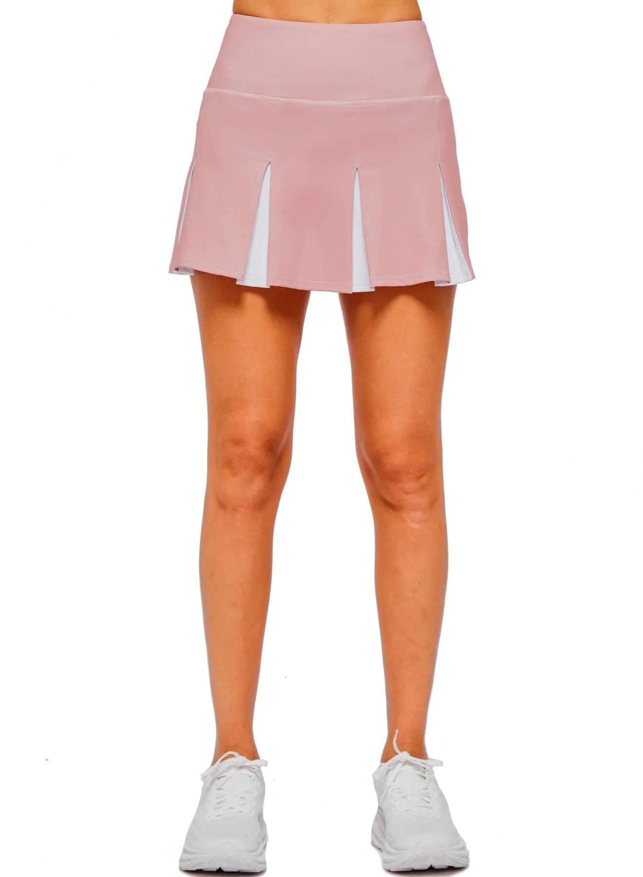 Baseline Skirt Dusty Rose/White