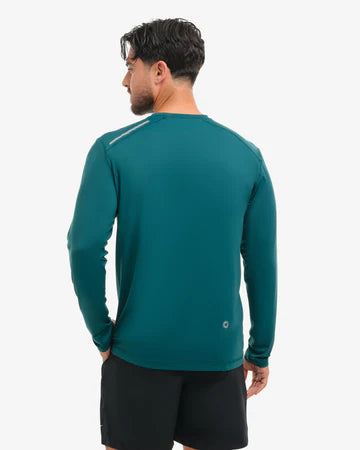 BLOQUV Men's Long Sleeve Jet Tee Jungle Green