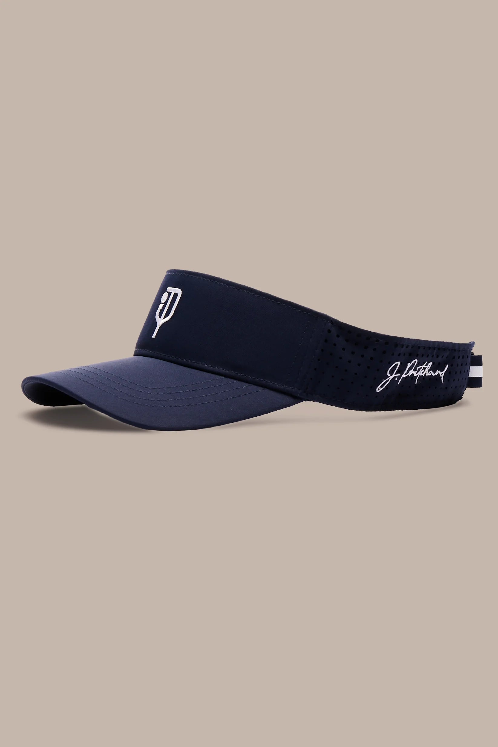 J.Pritchard Courtside Performance Visor - Clubhouse White & Fuchsia/Clubhouse White/Bainbridge Blue/Pritchard Green