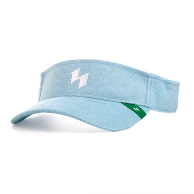 Eleven Social Club Towel Visor - Light Blue/Lime Green/Soft Rose/Soft Navy Blue/Black