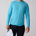 Centerline Athletics AirLite™ Men's Long Sleeve _ Coral/White/Blue Lagoon/Midnight Dusk