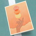 Ace the moon Hand Meets Sky Card