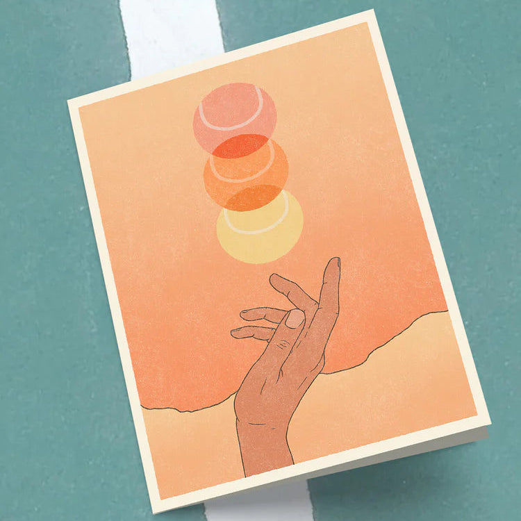 Ace the moon Hand Meets Sky Card