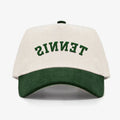"TENNIS" Reversed Corduroy Hat