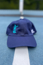 Embroidered Art on Cotton Dad Hat