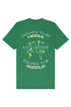 Down the Middle Solves the Riddle Tee