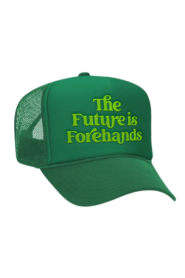 The Future is Forehands Hat - White or Green