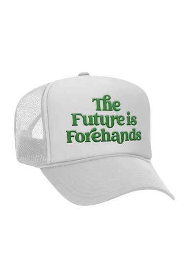 The Future is Forehands Hat - White or Green