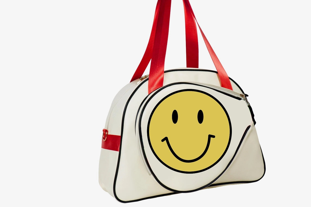Look Great Play Great Pickleball Bag - Smiles or Blue Stripe