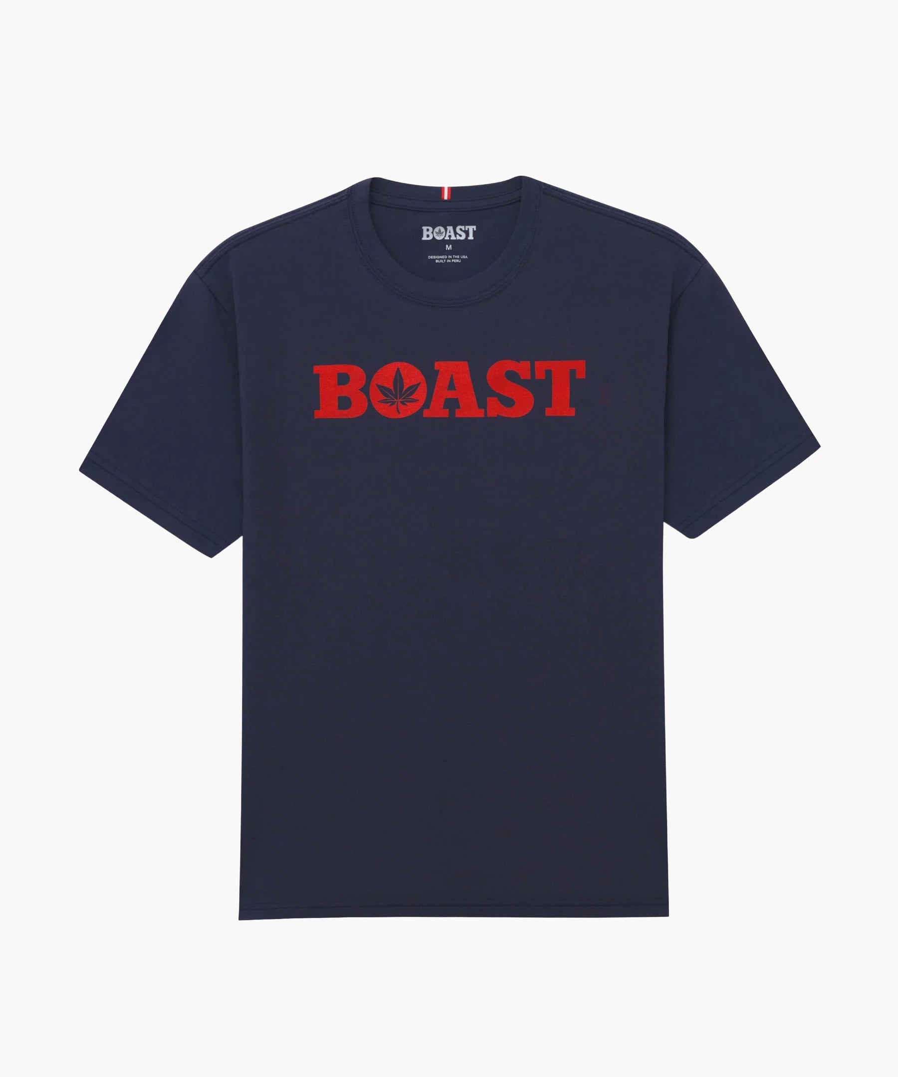 Boast Tee Heather Navy Red/White Blue