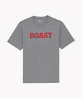Boast Tee Heather Grey Red