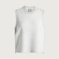 Varley Shea Crop Tank Ivory Marl