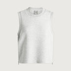 Varley Shea Crop Tank Ivory Marl