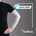 Single Pair SPF 50+ UV Cooling Arm Sleeves - White, Light Grey, Light Blue, Charcoal, Black