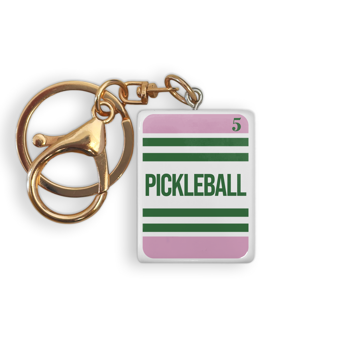 Toss Designs - Mahjong Tile Keychain - PICKLEBALL