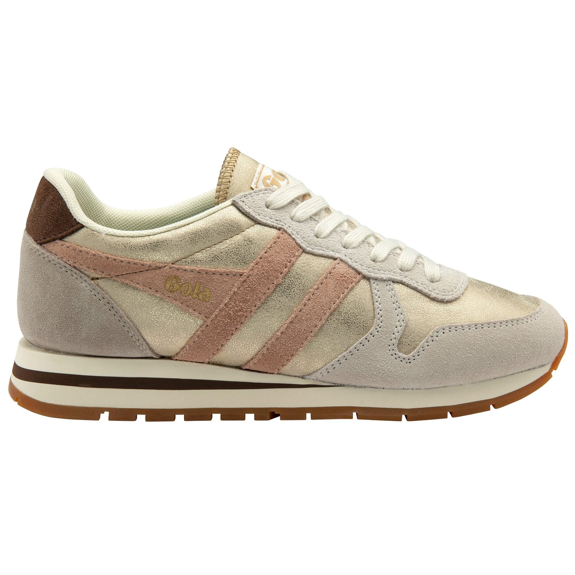 Gola Classics Women's Daytona Blaze Sneakers - Gold/Air/Candy and Gold/Cameo/Dark Brown