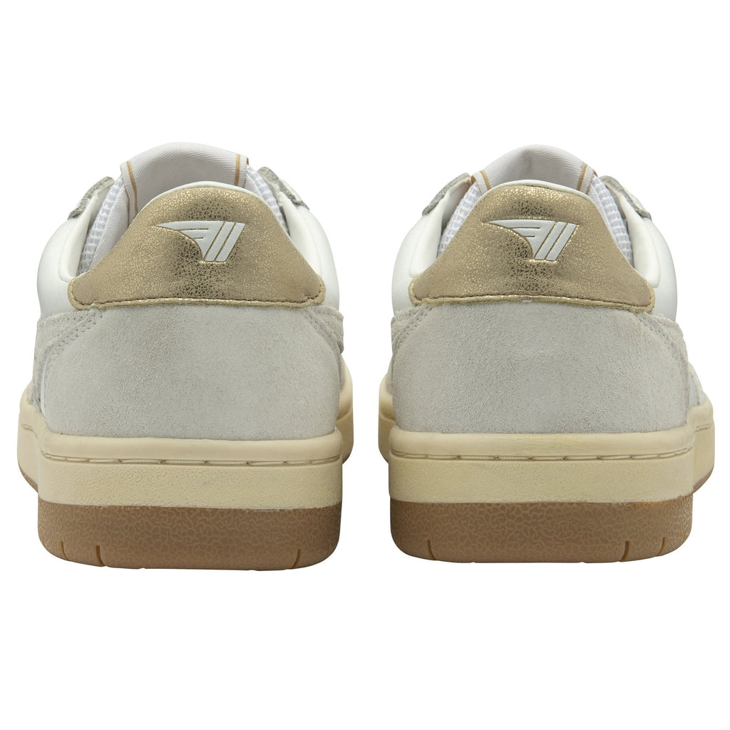 Gola Classics Women's Hawk Sneakers - White/White/Gold