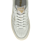 Gola Classics Women's Hawk Sneakers - White/White/Gold